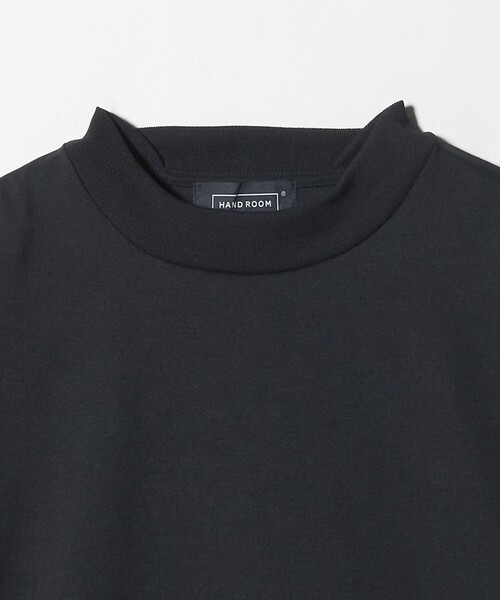 HAND ROOM（ハンドルーム）の「【別注】＜HAND ROOM＞ドローコード モックネック ロングスリーブ Tシャツ（Tシャツ/カットソー・メンズ・ホワイト/ブラック/グレー系・M/L/XL）」の4枚目の写真