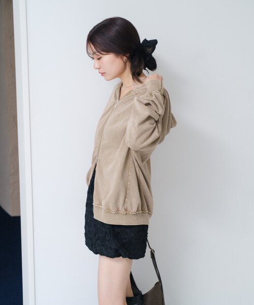 Kastane（カスタネ）の「【S.Mサイズ展開】ダブルZIPスウェット