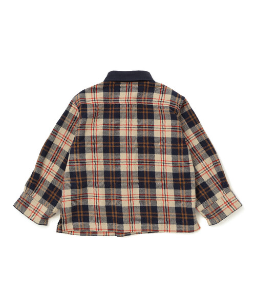 WASK(ワスク)の「配色胸ポケットカルゼチェックシャツ(100~160cm)(シャツ/ブラウス・キッズ・ブルー系その他2・160cm/140cm/150cm)」の5枚目の写真