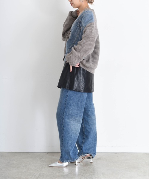 デニムドッキングニットカーデ Eimee Law│Eimee Law & LHELBIE 公式
