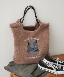 Remind me and forever（リマインドミーアンドフォーエバー）の「アニマル刺繍コードボアトートバッグ（トートバッグ・レディース）」