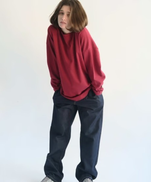 KALENO(カレノ)の「unisex / basic long tee(Tシャツ/カットソー・レディース・レッド/ホワイト/ブラック・FREE)」の15枚目の写真