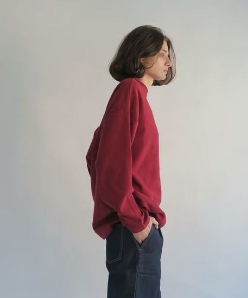 KALENO(カレノ)の「unisex / basic long tee(Tシャツ/カットソー・レディース・レッド/ホワイト/ブラック・FREE)」の5枚目の写真