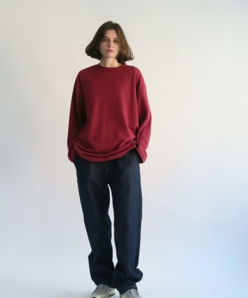 KALENO(カレノ)の「unisex / basic long tee(Tシャツ/カットソー・レディース・レッド/ホワイト/ブラック・FREE)」の9枚目の写真