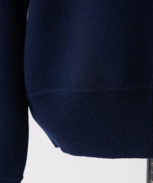 DESIGNWORKS（デザインワークス）の「ダブルフェイスクルーネックカーディガン（カーディガン/ボレロ・レディース・ネイビー/グレー・38）」の21枚目の写真