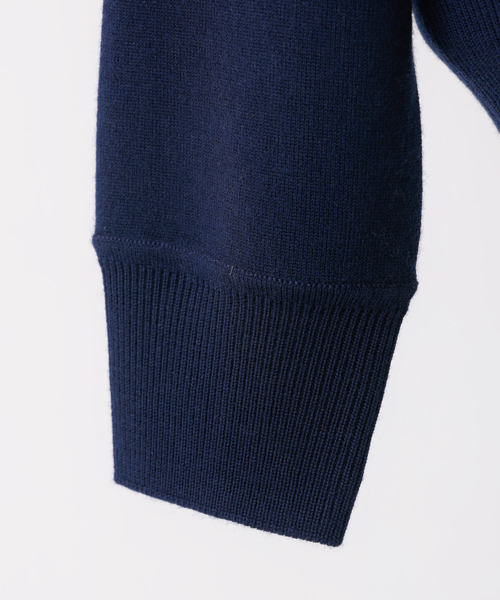 DESIGNWORKS（デザインワークス）の「ダブルフェイスクルーネックカーディガン（カーディガン/ボレロ・レディース・ネイビー/グレー・38）」の22枚目の写真