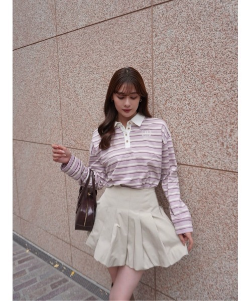 Laurel Emblem Polo Shirt（ポロシャツ）｜Her lip to（ハーリップ