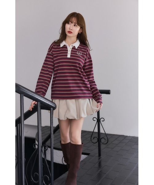 Laurel Emblem Polo Shirt（ポロシャツ）｜Her lip to（ハーリップ