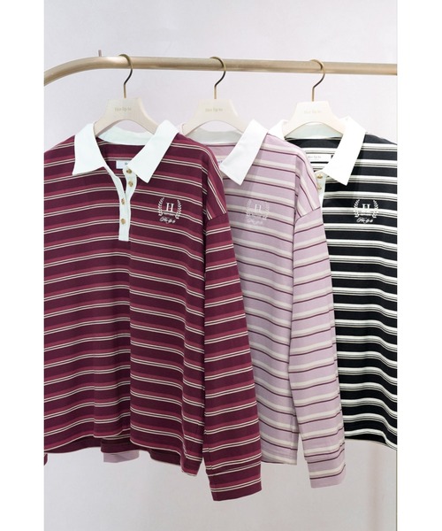 Laurel Emblem Polo Shirt（ポロシャツ）｜Her lip to（ハーリップ