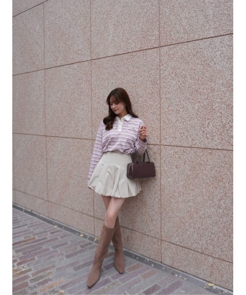 Laurel Emblem Polo Shirt（ポロシャツ）｜Her lip to（ハーリップ