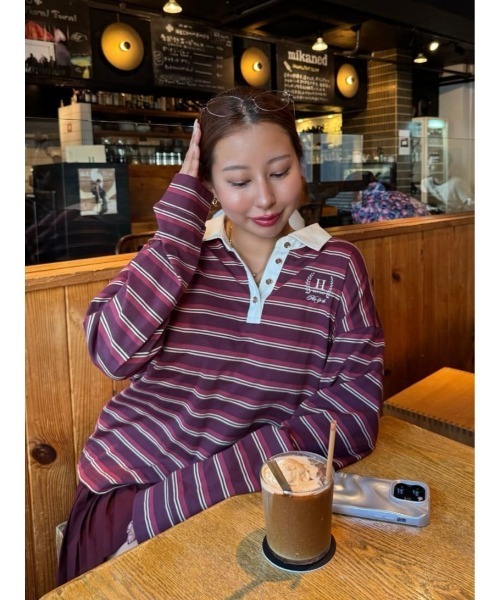 Laurel Emblem Polo Shirt（ポロシャツ）｜Her lip to（ハーリップ