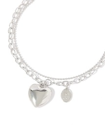 BAYFLOW | ビッグハート2連ネックレス(ネックレス)