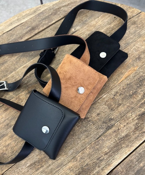 ビジュー付きブラックボディバッグ　ウエストポーチ 楽天市場】ウエストポーチ 黒 メンズ レディース ウエストバッグ