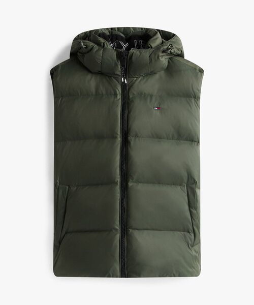 tommy jeans(トミー ジーンズ)の「エッセンシャルダウンベスト(ダウンベスト・メンズ・グリーン/ブラック/ネイビー・MEDIUM/X-LARGE/SMALL/LARGE)」の11枚目の写真