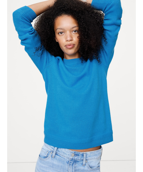 ライトウェイト カシミヤ クルーネックセーター（ニット/セーター