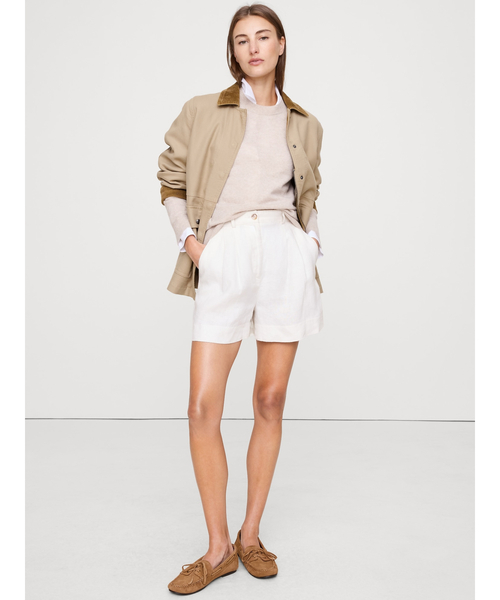 新品　現行　ムータマリン　ライン クルーネックセーター 　カシミア　ホワイト ウールカシミア クルーネックセーター クリーム＆ブラック | Marni