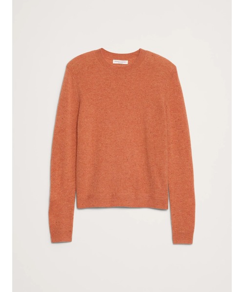 Banana Republic（バナナリパブリック）の「ライトウェイト カシミヤ クルーネックセーター（ニット/セーター・レディース・アイボリー/ブラック/ライトグレー/ブルー/ベージュ/レッド系その他/オレンジ/クリーム・S/L/XS/M）」の17枚目の写真