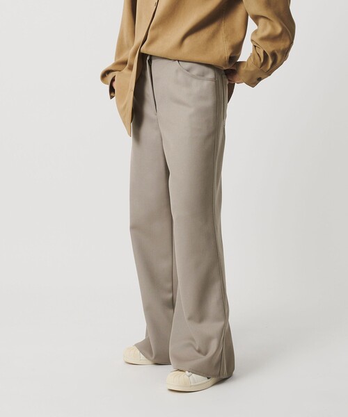 セール】毛ブレンド ワイドフレアパンツ ウォッシャブル（その他パンツ