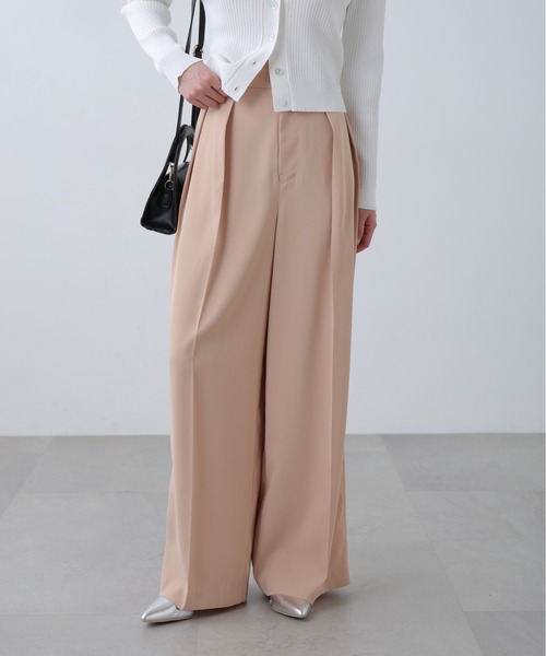 FREE'S MART（フリーズマート）の「◇【追加生産予約】【はかな企画】【低身長向けXXSあり】2タックハイウエストスラックス〈ＭＦＭ〉（スラックス・レディース・ブラック/ホワイト/ブラウン/グレー/ベージュ/ホワイト系その他・XX-SMALL/X-SMALL/SMALL/MEDIUM）」の6枚目の写真