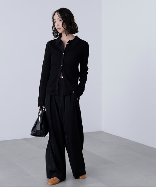 FREE'S MART（フリーズマート）の「◇【追加生産予約】【はかな企画】【低身長向けXXSあり】2タックハイウエストスラックス〈ＭＦＭ〉（スラックス・レディース・ブラック/ホワイト/ブラウン/グレー/ベージュ/ホワイト系その他・XX-SMALL/X-SMALL/SMALL/MEDIUM）」の22枚目の写真