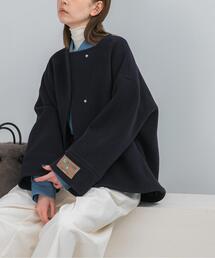 レディースのその他アウター（ブルー・ネイビー/青色系・ショート丈