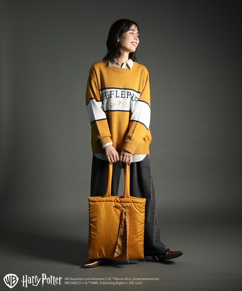 Green　Parks（グリーンパークス）の「ハリー・ポッター/パフィートートBag（トートバッグ・レディース・ネイビー/イエロー/グリーン/レッド・FREE）」の9枚目の写真