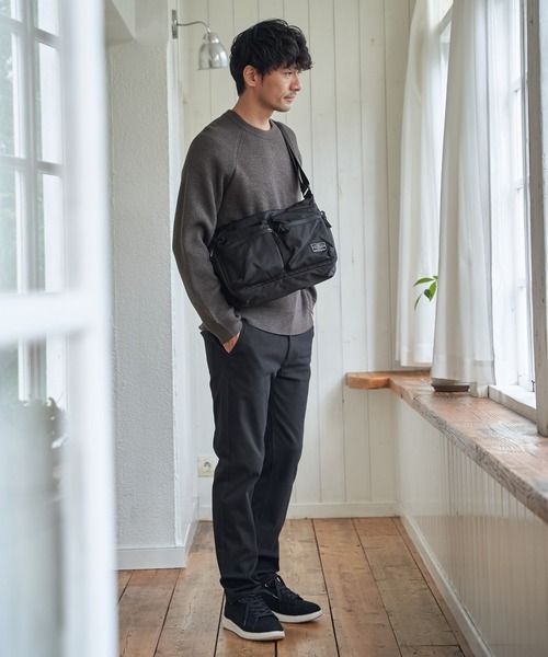 ikka(イッカ)の「【洗濯機で洗える】ウォッシャブル畦クルーネックニット(ニット/セーター・メンズ・ベージュ/チャコール/ネイビー/カーキ・M/L/XL/S)」の21枚目の写真