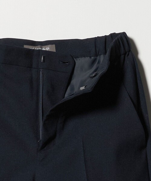 A DAY IN THE LIFE UNITED ARROWS(アデイインザライフユナイテッドアローズ)の「ドビー テーパードパンツ ‐マシンウォッシャブル・セットアップ対応‐ <A DAY IN THE LIFE>(その他パンツ・レディース・モカ/ネイビー/グレー系・36/38/40)」の12枚目の写真