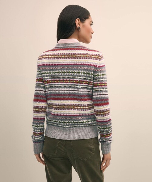 ラムズウール フェアアイル クルーネックセーター（ニット/セーター