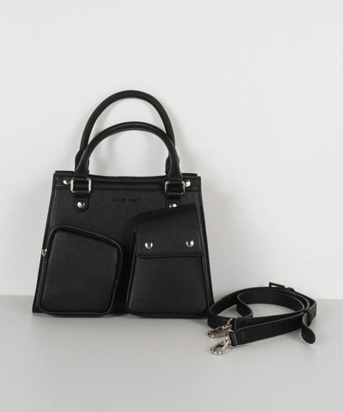 Knuth Marf(クヌースマーフ)の「multi pocket hand bag(ハンドバッグ・レディース・ブラック/ブラウン・FREE)」の7枚目の写真