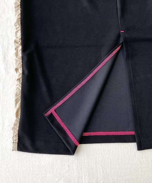 Q(キュー)の「ソフトダンボールドッキングスカート(スカート・レディース・チャコールグレー/ブラック・MEDIUM)」の17枚目の写真