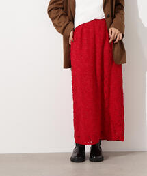 【PS/低身長サイズ】カットジャガードナロースカート