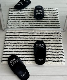 Fun & Daily（ファンアンドデイリー）の「F&D : カラーボーダーフロアマット（ラグ/マット）」