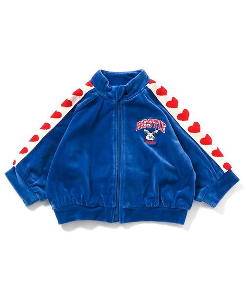 BREEZE（ブリーズ）の「Bpop ベビーベロアセットアップ（セットアップ・キッズ・アイボリー/ブルー・70/80）」の16枚目の写真