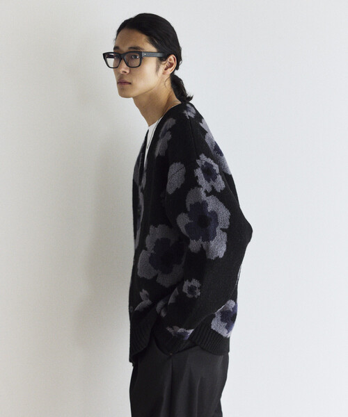 セール】Firsthand/ファーストハンド 総柄 ダブルジャガード ニット