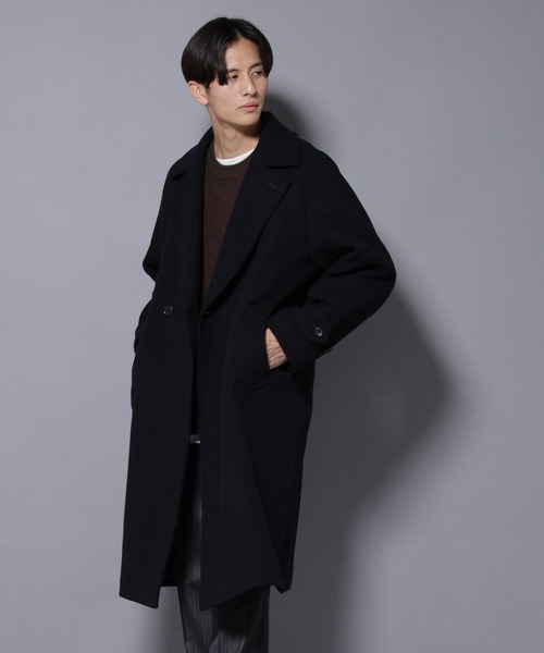 ウールカシミヤメルトンダブルコート（その他アウター）｜NANO