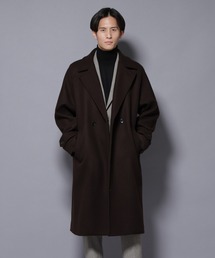 NANO universe | ウールカシミヤメルトンダブルコート(その他アウター)