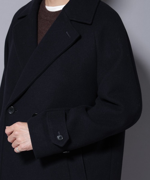 セール】ウールカシミヤメルトンダブルコート（その他アウター）｜NANO