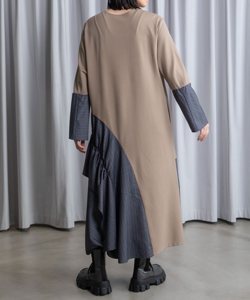 MARECHAL TERRE（マルシャルテル）の「フレアジョイントワンピース（ワンピース・レディース・オリーブ/ブラック/ネイビー/ベージュ・MEDIUM）」の22枚目の写真