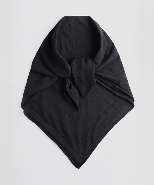 BALLAST ARK（バラストアーク）の「BALLAST ARK / バラストアーク：Knit Scarf：BA12-KA01[AST]（ストール/ショール・メンズ・ブラック/ブルー/レッド・FREE）」の2枚目の写真