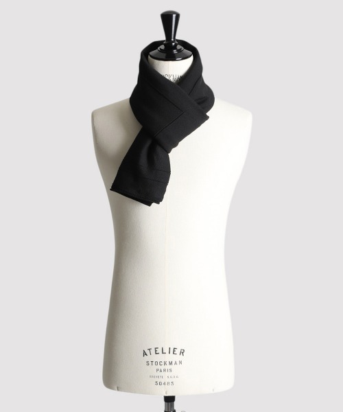 BALLAST ARK（バラストアーク）の「BALLAST ARK / バラストアーク：Knit Scarf：BA12-KA01[AST]（ストール/ショール・メンズ・ブラック/ブルー/レッド・FREE）」の10枚目の写真