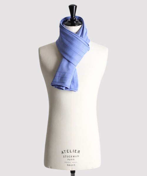 BALLAST ARK（バラストアーク）の「BALLAST ARK / バラストアーク：Knit Scarf：BA12-KA01[AST]（ストール/ショール・メンズ・ブラック/ブルー/レッド・FREE）」の19枚目の写真