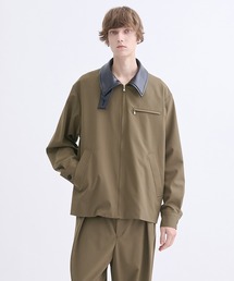 CULLNI ダークグリーン アウタージャケット CULLNI｜クルニのジャケット/アウター（グリーン・カーキ/緑色系