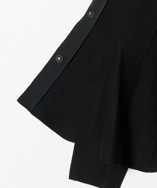 人気商品】マリリンムーン ミラノリブペプラムジャケット ブラック