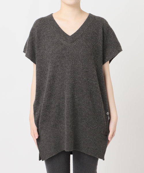 JOURNAL STANDARD relume（ジャーナルスタンダード　レリューム）の「ウールカシミヤミックスポンチョベスト（ベスト・レディース・グレー/チャコールグレー・FREE）」の20枚目の写真