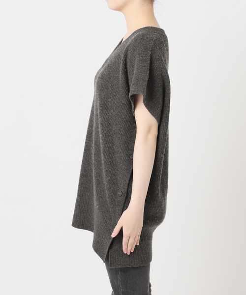 JOURNAL STANDARD relume（ジャーナルスタンダード　レリューム）の「ウールカシミヤミックスポンチョベスト（ベスト・レディース・グレー/チャコールグレー・FREE）」の21枚目の写真