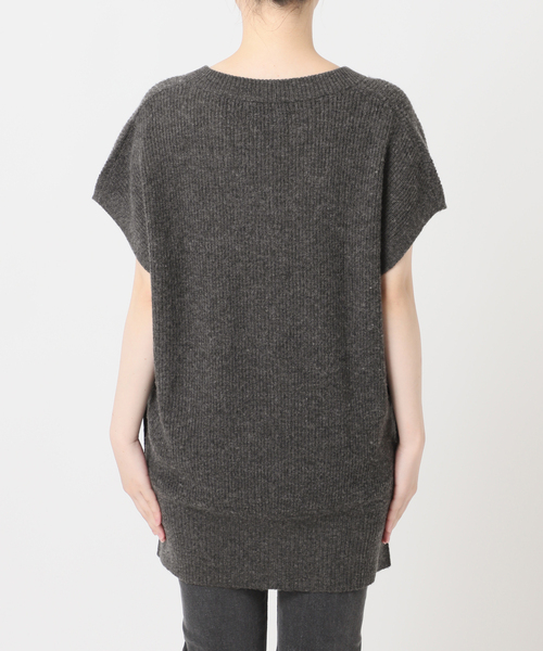 JOURNAL STANDARD relume（ジャーナルスタンダード　レリューム）の「ウールカシミヤミックスポンチョベスト（ベスト・レディース・グレー/チャコールグレー・FREE）」の22枚目の写真