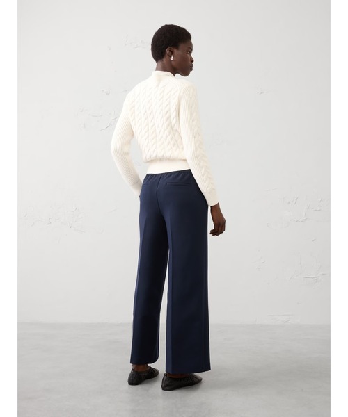 BANANA REPUBLIC FACTORY STORE(バナナリパブリック ファクトリーストア)の「BANANA REPUBLIC FACTORY STORE ストレート ミッドライズ プルオンパンツ(その他パンツ・レディース・ブラウン/ネイビー/ブラック/アイボリー・S/M/L/XS)」の6枚目の写真