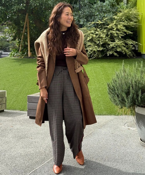 BANANA REPUBLIC FACTORY STORE(バナナリパブリック ファクトリーストア)の「BANANA REPUBLIC FACTORY STORE ストレート ミッドライズ プルオンパンツ(その他パンツ・レディース・ブラウン/ネイビー/ブラック/アイボリー・S/M/L/XS)」の13枚目の写真