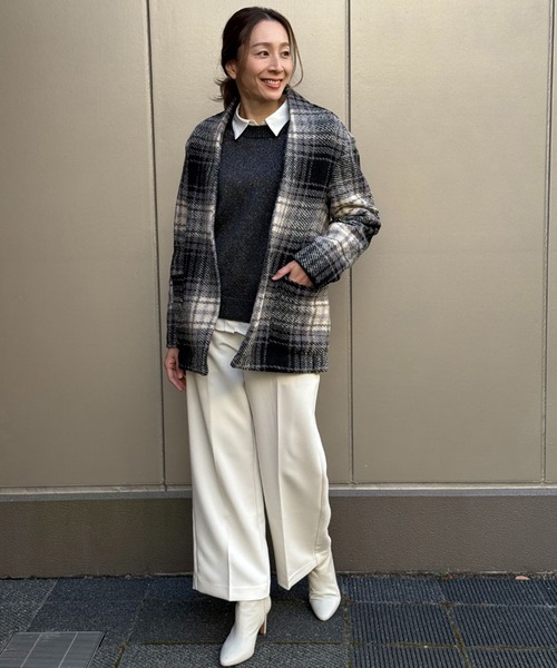 BANANA REPUBLIC FACTORY STORE(バナナリパブリック ファクトリーストア)の「BANANA REPUBLIC FACTORY STORE ストレート ミッドライズ プルオンパンツ(その他パンツ・レディース・ブラウン/ネイビー/ブラック/アイボリー・S/M/L/XS)」の12枚目の写真
